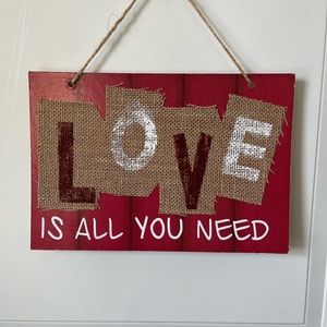 Valentines Decor Sign